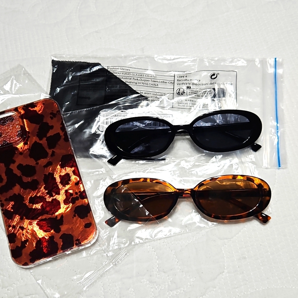 iPhone12 Case And 2 Pair Sunglasses